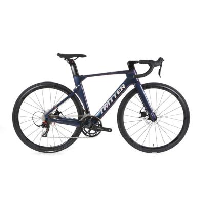 Bicicleta completa de pouco peso 700c da bicicleta das corridas de automóveis da bicicleta da estrada do carbono de TWITTER