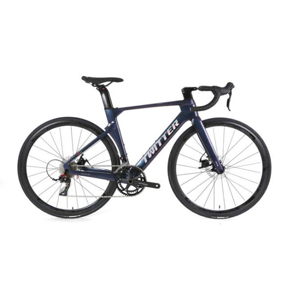 Bicicleta completa de pouco peso 700c da bicicleta das corridas de automóveis da bicicleta da estrada do carbono de TWITTER