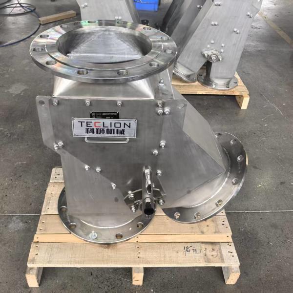 DN250 Caliber Swing Plate Flap Type Gravity Drop Feeding Diverter Valve