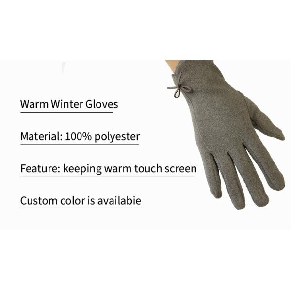 Girls Odm Winter Warm Gloves Mittens Touchscreen Ladies Thermal For Driving Cycling