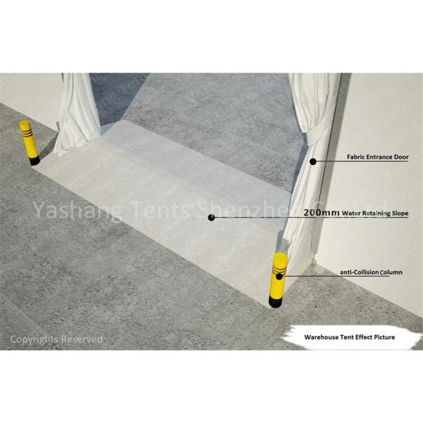 White Industrial Marquee Outdoor Warehouse Tents , Temporary Warehouse Structures