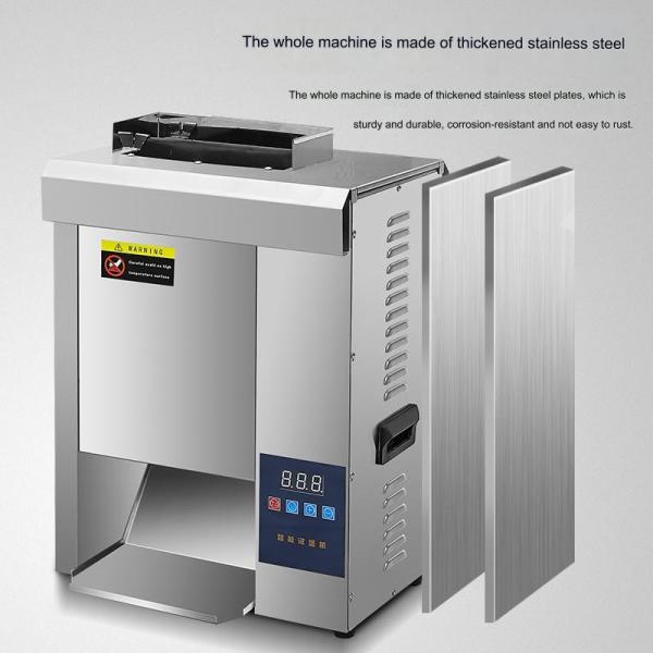 Round Commercial Vertical Contact Burger Bun Toaster for Food Industry Equipment