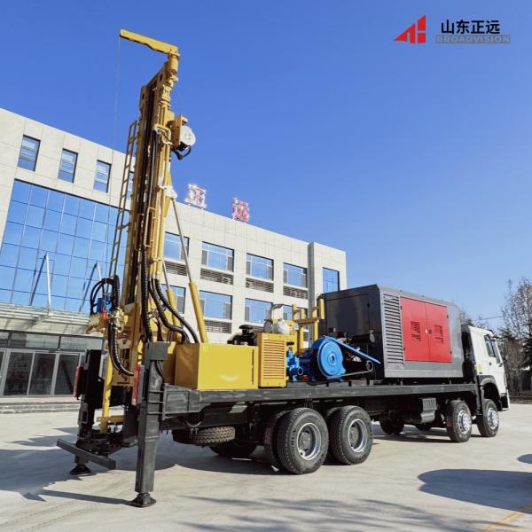 SC600S Truck Mounted Drilling Rig Customised Color Borehole Drilling Machine Truck