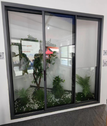 Patio Practical Aluminum Outside Soundproof Waterproof Tempered Glass Sliding Door