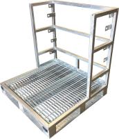 16 Gas Cylinder Rack For Forklift Distribution Gas Cylinder Pallet