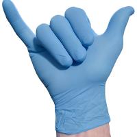 Gants médicaux synthétiques de nitriles de l'hôpital En455 d'articles consommables