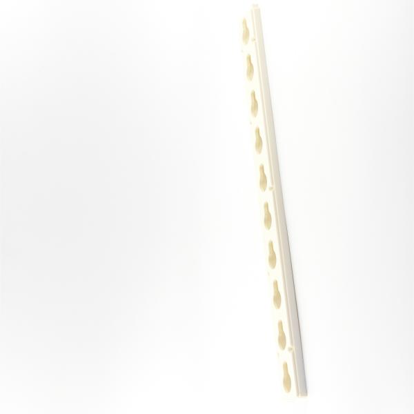 White ABS / Nylon Horse Keyhole Jump Tracks 50*5*1.3cm In Horse Racing