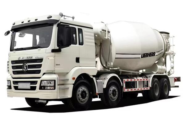 8x4 caminhão transportador de concreto SHACMAN H3000 Transit Mixer de concreto 375HP Branco