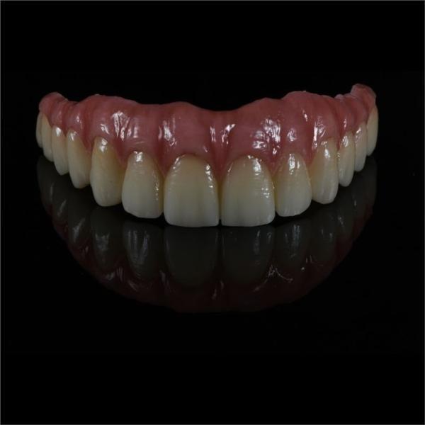 Full Coutour Arch Zirconia Fixed Dentures Crown Biocompatible Material