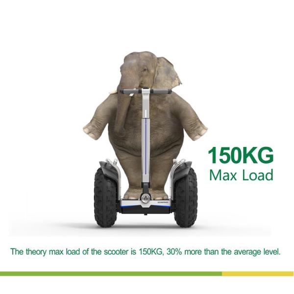 Self Balancing Adult Powerful Electric Scooters Two Wheel Patrol Use 2400w