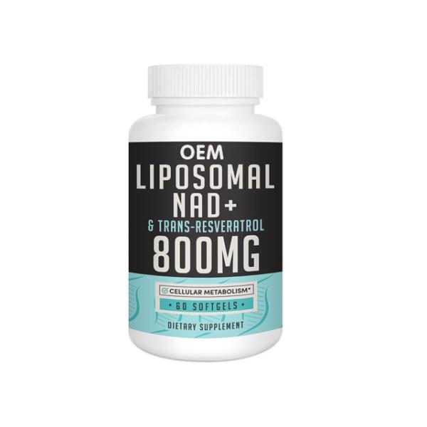 Liposomal Oral NAD+ Supplements Trans Resveratrol 800mg Softgels