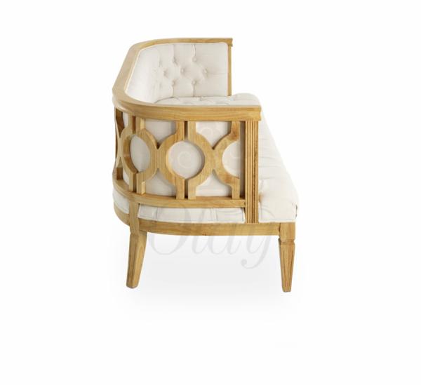 HOT SELL solid  Wood Frame Upholstered Wedding desig and partyEvent Sofas
