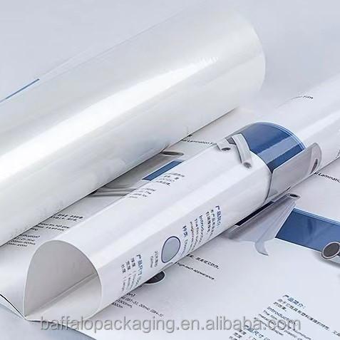 Glossy and Matt Film Based Cold Lamination Film for Letterpress Lamination 24 Micron