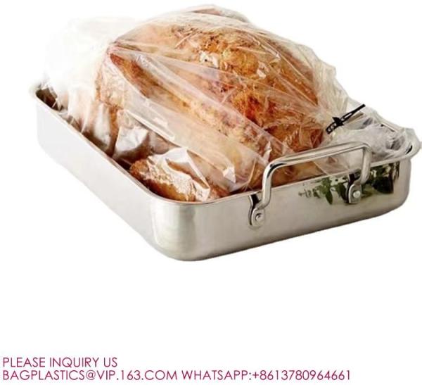 OEM ThanksGiving Temperature Resistant Seafood Boil Bag Roasted Chicken Turkey Oven Bag