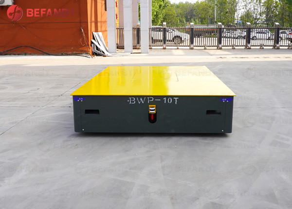 No Rail Steerable Electric Warehouse Transport Trolley