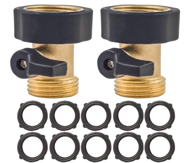 3/4 Inch Hose Pipe Shut Off Valve , JIS Water Shut Off Valve For Garden Hose