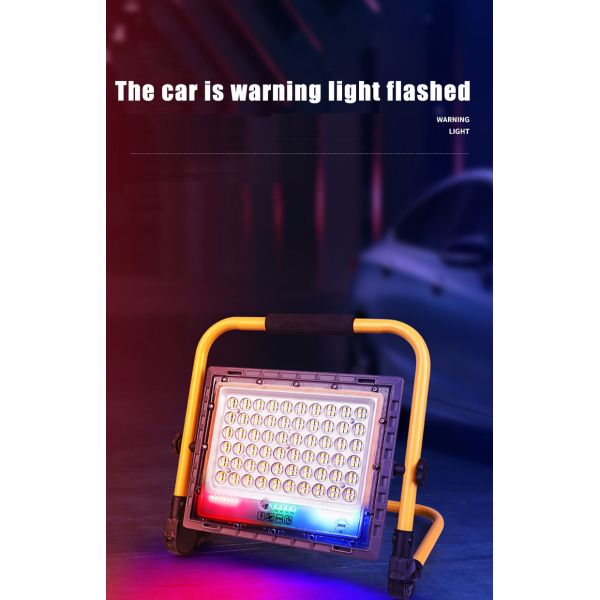 High-Power Portable Charging Floodlight  Adjustable Emergency Lighting Camping, Construction Sites, Home Use