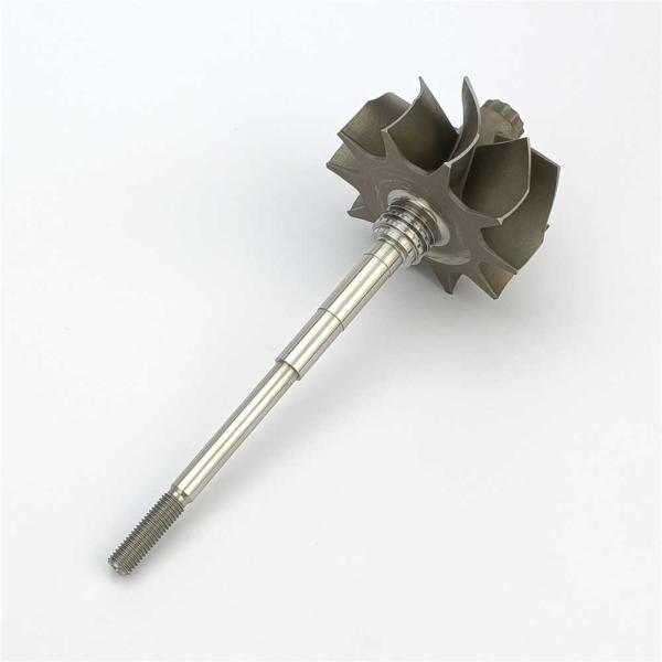 G30 Actualización de las palas 5+5 Eje de la rueda de la turbina 879615-0002 para turbocompresores 880693-5001S 880693-5002S 880693-5003S