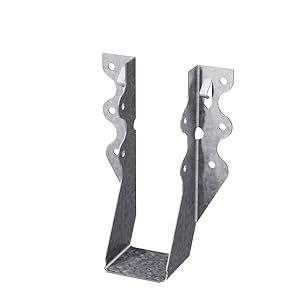2x6 Galvanized Joist Hanger with 20 Gauge Metal for Hurricane Tie and Rafter Bracket Applications