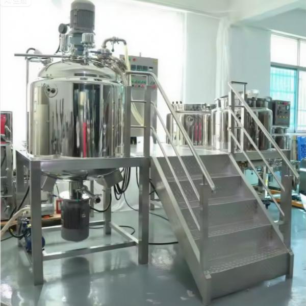 SUS304 SUS316L Mezclador emulsionador al vacío para mayonesa de mantequilla de chocolate