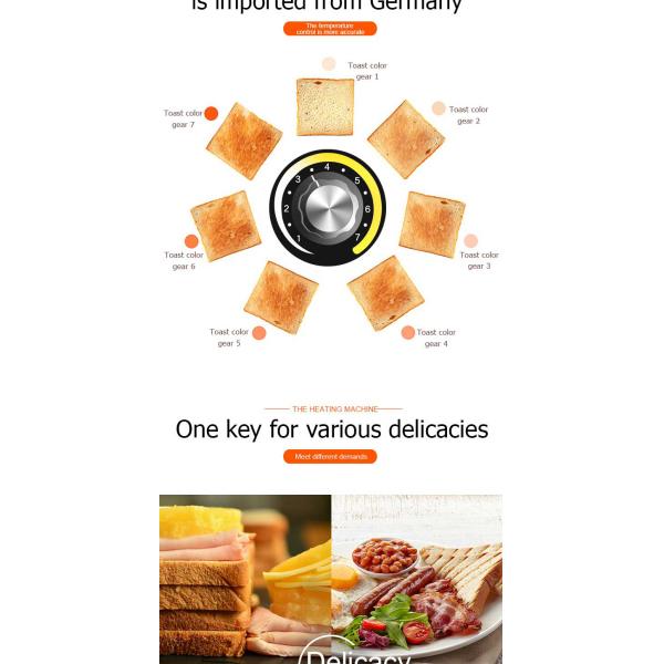 300-350 шт/час Торговый электрический конвейерный тостер для производства хлеба