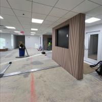 Bureau bois ardoise panneau mural acoustique insonorisé décoration intérieure Matériau de construction