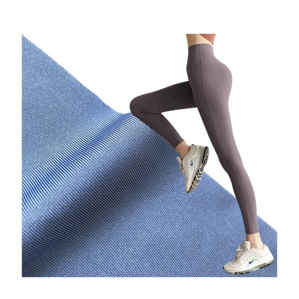 81% de nylon 19% de spandex tecido elástico de 4 vias para absorção de umidade e vestuário respirável