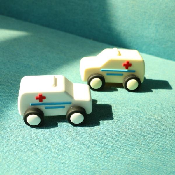 Customized Baby Silicone Car Toys Running Silicone Vehicle Cars Kids Playing