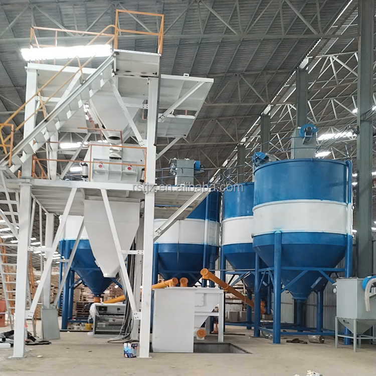 New Condition Automatic Dry Mortar Production Line with Simple Design and 380V Voltage