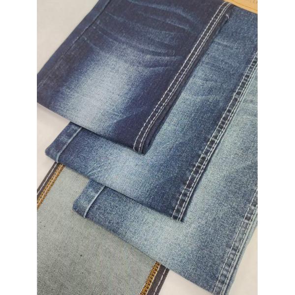 11.8oz Blue Gray Super-Soft Twill Style Stretch Denim Fabric 8*16/70 Construction For Man Jeans Suit  Autumn