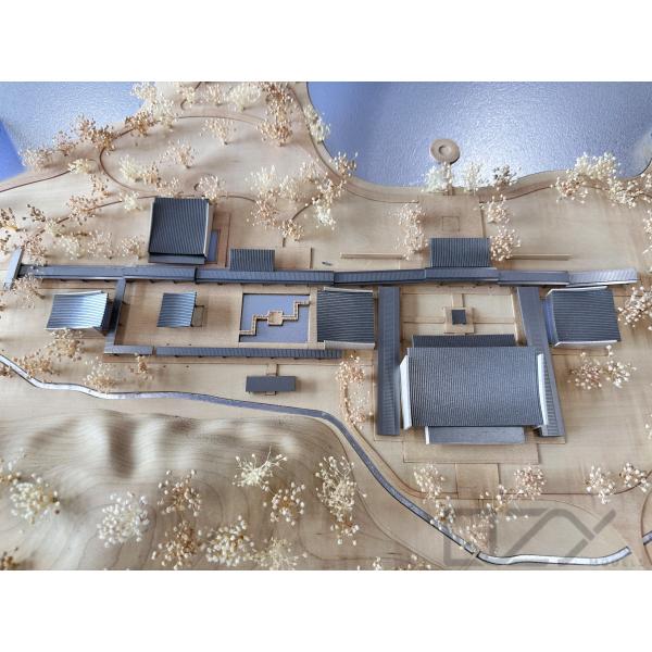 1/500 Культурный выставочный центр Ху Гонг Модель Ателье Apeiron Architects