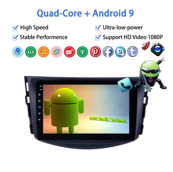 IPS Screen Android 9 Inch Car Stereo RAV4 2007 2008 2009 2010 2011 2012 2013