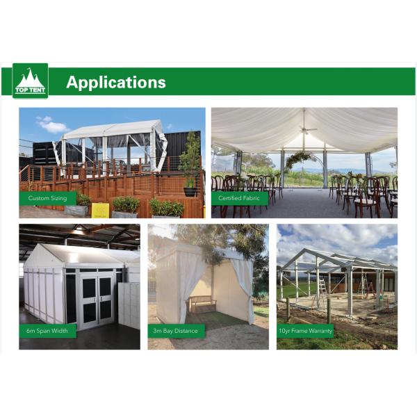 Une tente d'événement de luxe Marquise de mariage