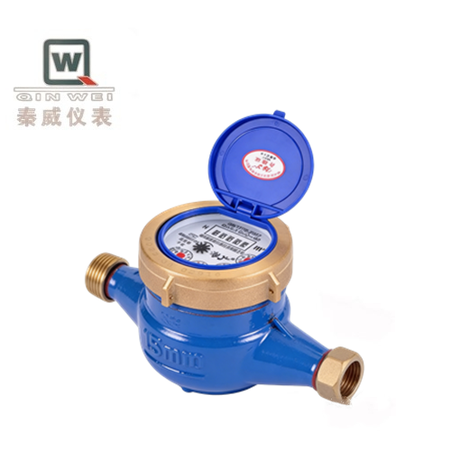 Cast Iron Dry Type Water Meter Anti Freezing Anti Fogging Rotary