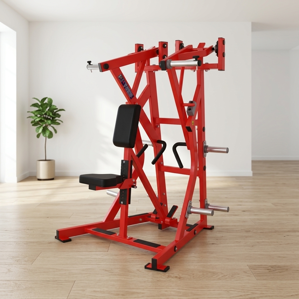 Iso-Lateral Low Row Plate Loaded Back Row Machine for Commercial Gym Strength Training
