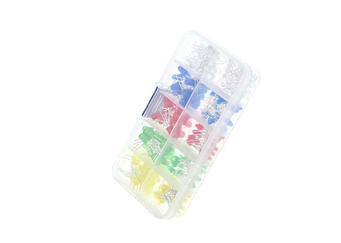 СИД PVC 3MM 5MM короткие диода ноги цвета набора светоиспускающого смешанного с коробкой