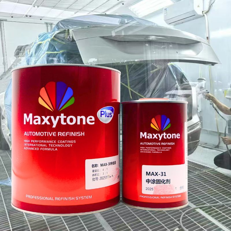 MAXYTONE MAX-30 2K Automotive Primer Surfacer With MAX-31 Hardener 4kg Sandable Filler Primer