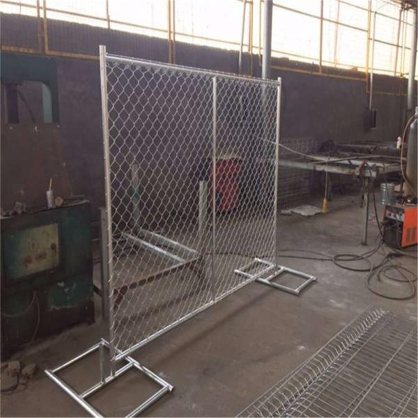 chain link temporary construction fence panels 6FT X 10F Mesh 2 3/8  x 2 3/8 ( 60mm x 60mm ) x 12 gauge wire