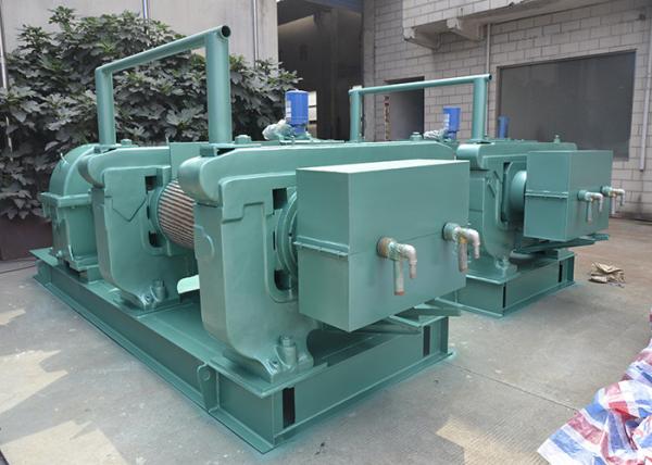 XKP Tyre Recycling Line Double Roller Rubber Tire Grinder 32 RPM Main Shaft Speed