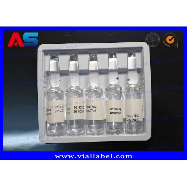Изготовленная на заказ коробка фармацевтической упаковки для пробирок 10pcs 2ml Amp с пластиковыми подносами