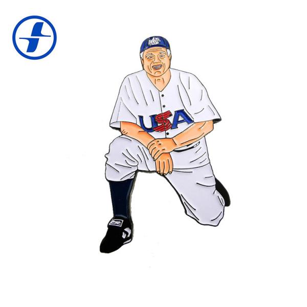 Wholesale  Customized metal plating custom soft enamel pin badge