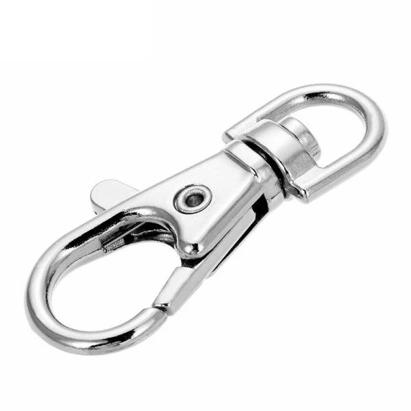 OEM polido de aço inoxidável olho redondo giratório Snap Spring Hook giratório olho Snap Hook
