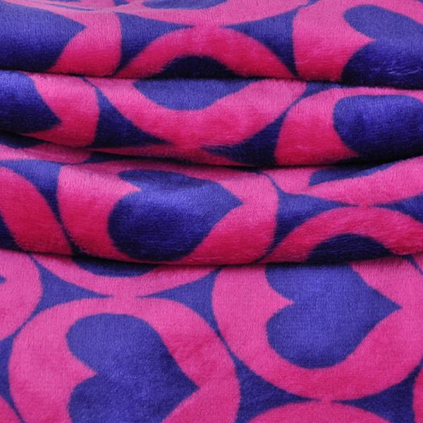 Polyester Fleece Throw Pillows Plush Soft Breathable Flannel Print Blanket