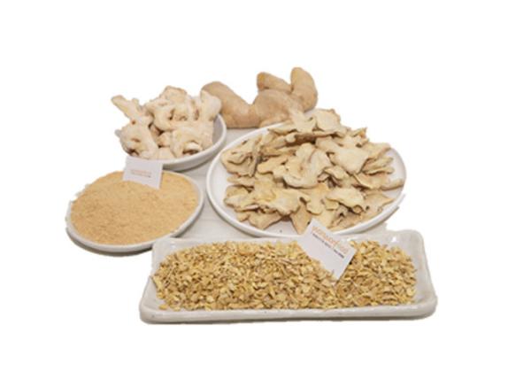 Dehydrated Whole Dried Ginger , Dried Fruit And Vegetables Clean Cooking Appearance