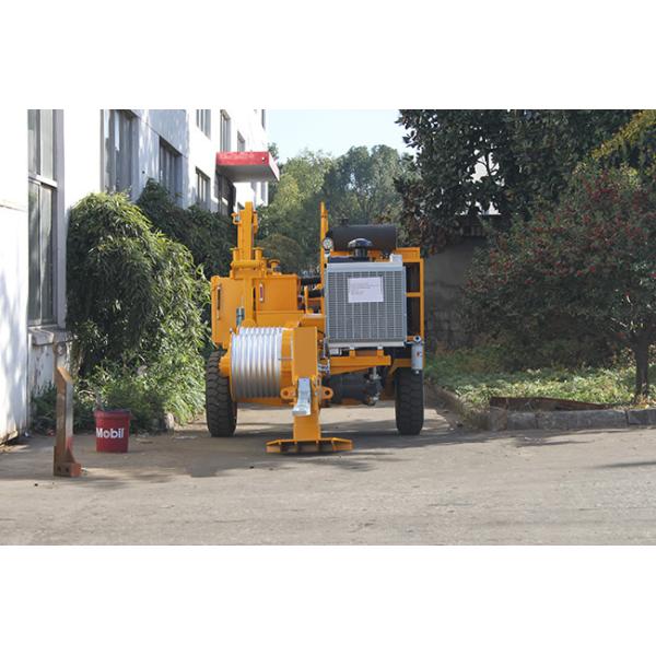Power Line Stringing Equipment 100kn Cable Pulling Equipment For Transmission Line