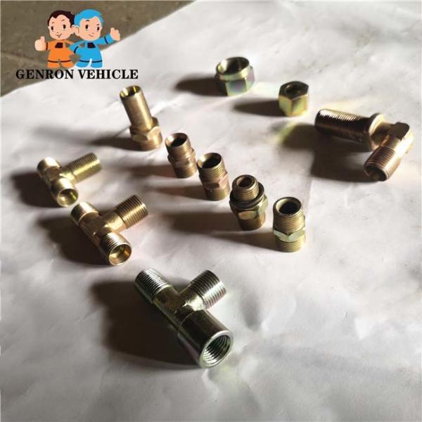 Pneumatic Accessories male barb brass nickel plated pipe fittings male pipe fittings for Nylon air hose