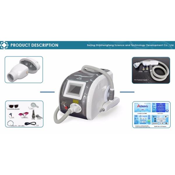 1064nm 532nm Q Switched Nd Yag Laser Tattoo Removal Machine F12 For Pigments Removal