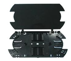 Black Color Plastic Fiber Optic Tray 16 / 32 Fibers High Performance