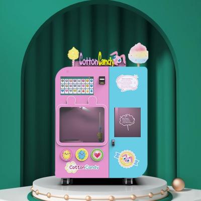 24 Hours Working Robot Cotton Candy Vending Machine 700W-2500W