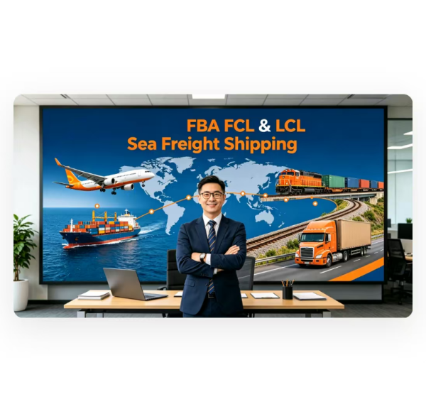 Amazon FBA FCL / LCL Sea Freight Shipping Global Multi Site Coverage